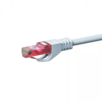 DSIT CAT6 U/UTP Gigabit Ethernet trumpasis jungiamasis kabelis, 0,15 m, baltas, 100% varis, RJ45, 250 MHz, PVC apvalkalas
