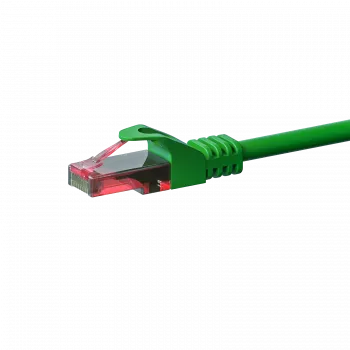 DSIT CAT6 U/UTP tinklo kabelis, 0,15 m, žalias, 100% varis (DC-63-001)