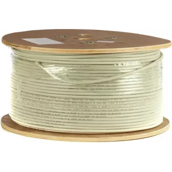 DSIT CAT6A SFTP 500 m vientisos gyslos montavimo kabelis - LSZH B2ca - mėlynas