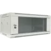 DSIT DS6404W 4U sieninis serverių spintelė su stiklinėmis durelėmis, 600 x 450 x 280 mm, balta