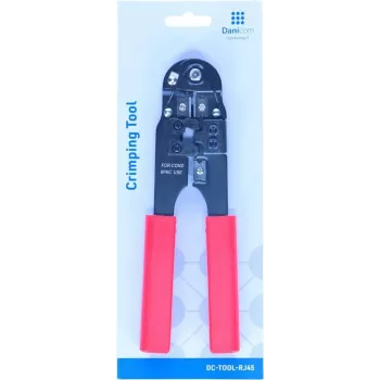 DSIT DC-TOOL-RJ45 RJ45 presavimo įrankis su kabelio pjaustytuvu ir izoliacijos nuėmikliu