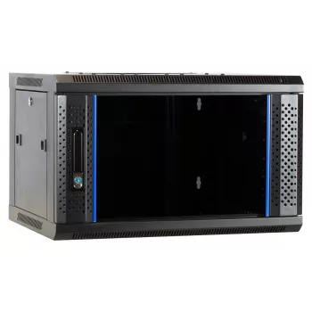 DSIT DS6404-F 4U sieninis serverio spintos korpusas su stiklo durimis, neišardytas, 600 x 450 mm