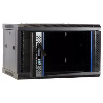 DSIT DS6404-F 4U sieninis serverio spintos korpusas su stiklo durimis, neišardytas, 600 x 450 mm