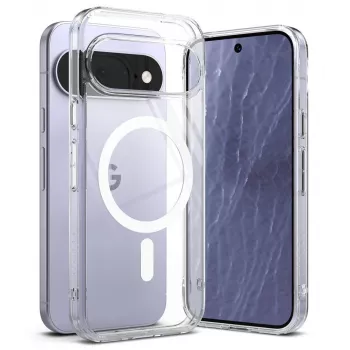 Ringke Fusion Magnetic MagSafe dėklas, skirtas Google Pixel 11 - skaidrus
