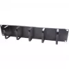 DS-IT 19 inch kabelių tvarkymo panelė, metalinė - 2U (DS-1904-2U)