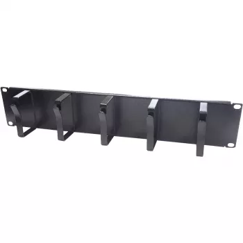 DS-IT 19 inch kabelių tvarkymo panelė, metalinė - 2U (DS-1904-2U)