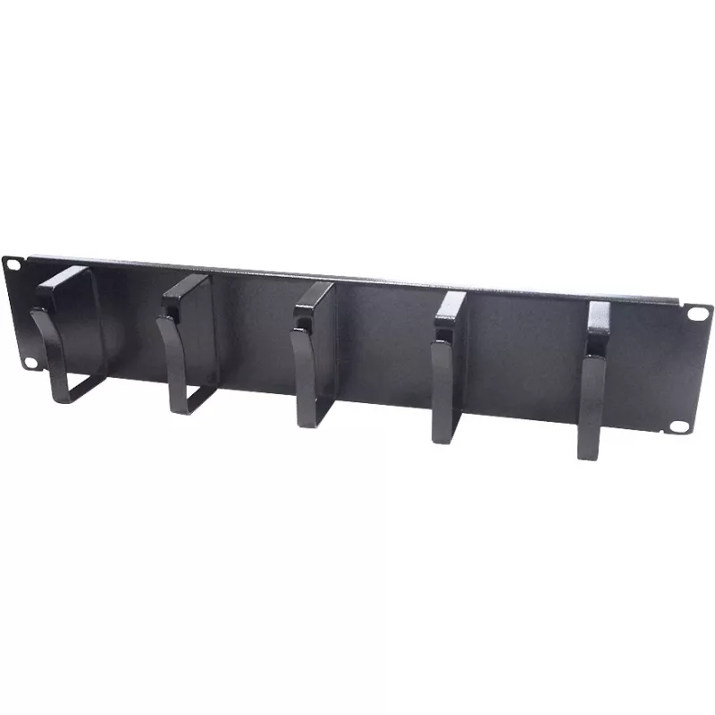 DS-IT 19 inch kabelių tvarkymo panelė, metalinė - 2U (DS-1904-2U)