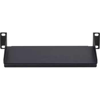 DSIT DS-FH10 10 colių 1U fiksuota lentyna serverių spintoms, juoda, 250 x 136 x 44 mm