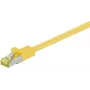 DSIT Cat.7 S/FTP tinklo jungiamasis laidas, RJ45, geltonas, 2 m