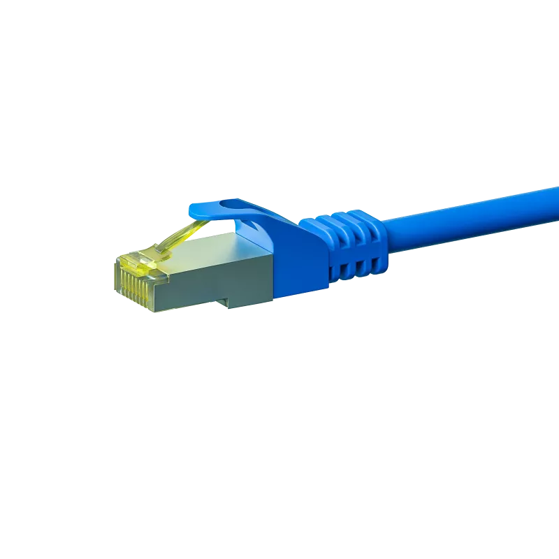 DSIT Cat.7 S/FTP (PiMF) RJ45 tinklo kabelis, mėlynas, 3m