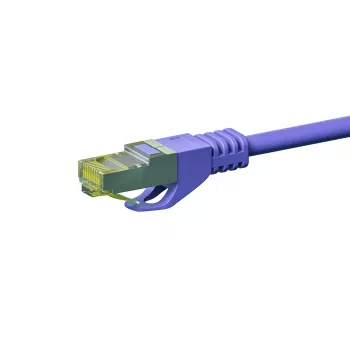 DSIT RJ45 tinklo kabelis S/FTP (PiMF) Cat.7, violetinis, 50m (DC-78-500)