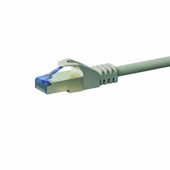 DSIT CAT 6a S/FTP LSOH tinklo jungiamasis laidas, 0,25 m, pilkas