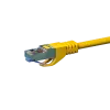 DSIT CAT 6a S/FTP LSOH tinklo jungiamasis kabelis, 1,5 m, geltonas