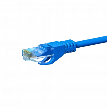 DSIT CAT 6 tinklo laidas U/UTP - 0,25 m - mėlynas - CCA (DC-C64-002)