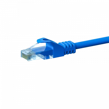 DSIT CAT5e tinklo laidas U/UTP 0,50 m mėlynas 100% varis (DC-54-005)