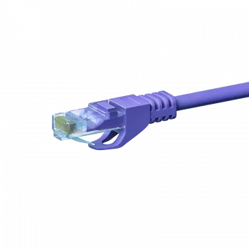 DSIT CAT5e U/UTP tinklo jungiamasis kabelis, 2 m, violetinis, 100% varis