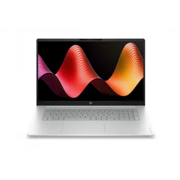 HP OmniBook 3 17-dg0452ngx 17,3 colio Full HD nešiojamasis kompiuteris - Intel Core 5 225U, 8GB RAM, 512GB SSD, be OS, vokiška klaviatūra, juodos spalvos