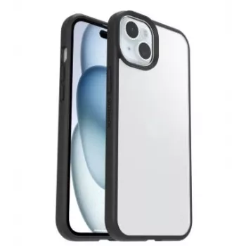 OtterBox React Series dėklas, skirtas Apple iPhone 15 Plus ir iPhone 14 Plus, permatomas/juodas