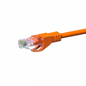 DSIT CAT 5e U/UTP tinklo jungiamasis laidas, RJ45, 15 m, oranžinis, CCA, 1 Gbps