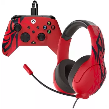 Valdiklio ir ausinių rinkinys Turtle Beach Airlite & Rematch Xbox konsolei, Spirit Red (TBC-2201-65)