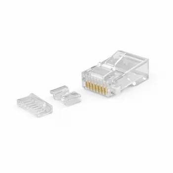 DSIT UTP RJ45 Cat6a tinklo jungtis vientisos gyslos kabeliams - 10 vnt. pakuotė
