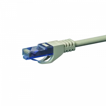 DSIT CAT6a tinklo laidas 100% varis - U/UTP - 0,50 m - pilkas (DC-U6A1-005)