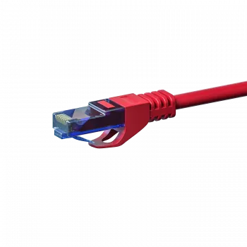 DSIT CAT6a U/UTP 100% Vario jungiamasis laidas, 1,5 m, raudonas