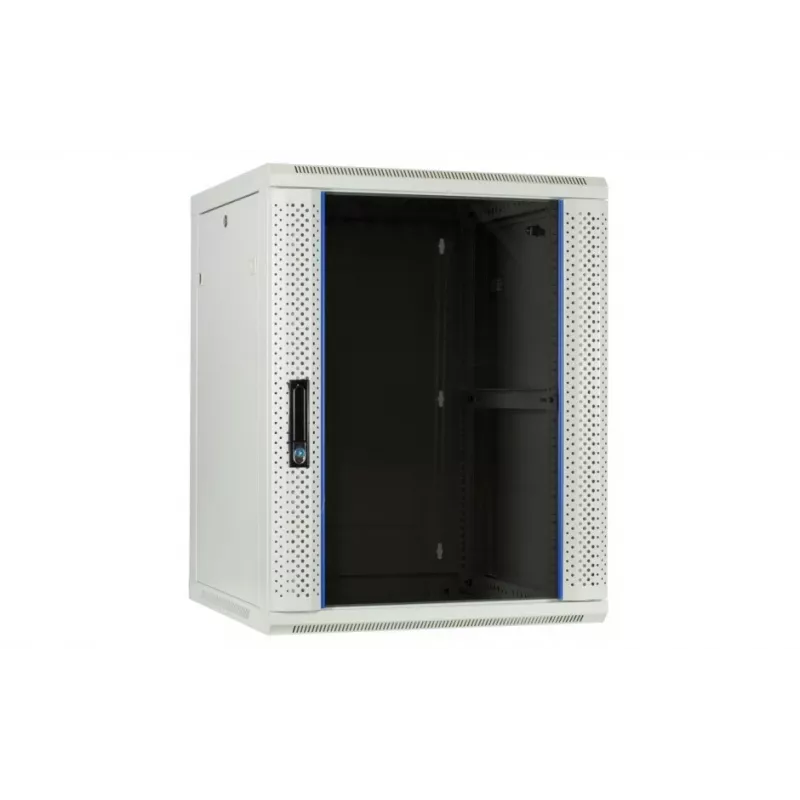 DSIT DS6604W 4U sieninis serverių spintos korpusas su stiklinėmis durelėmis, 600 x 600 x 280 mm, baltas