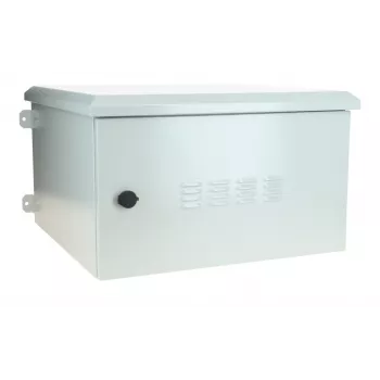 DSIT DS6606-OUT 19 inch lauko sieninis serverių kabinetas IP55 9U 600x450x500mm šviesiai pilkas