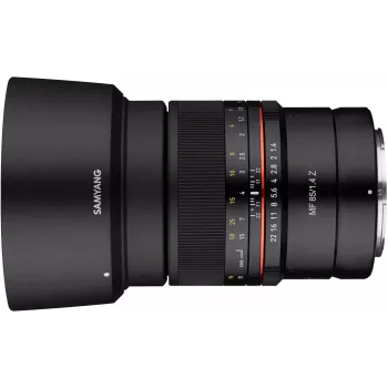 Rankinio fokusavimo objektyvas Samyang MF 85mm f/1.4 Z Nikon Z fotoaparatams (F1211214101)