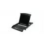 IOGEAR GCL1800 17 colių LCD KVM kombinuota konsolė – 8 prievadų VGA USB PS/2, 1U stelažinė