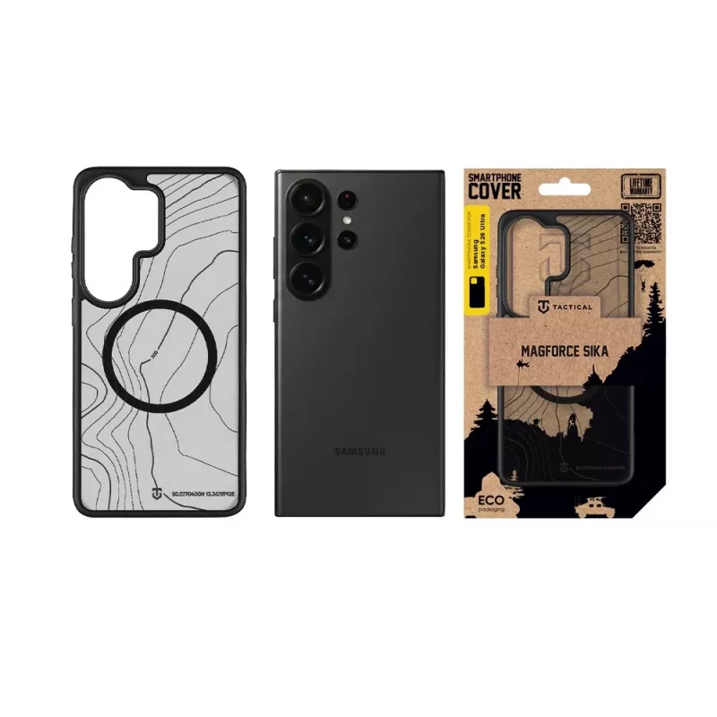 Tactical MagForce Hyperstealth Sika nugarinė danga, skirta Samsung Galaxy S26 Ultra - Asphalt