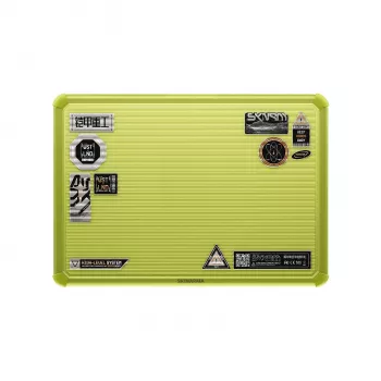 Skinarma Vibron apsauginis kietas dėklas, skirtas MacBook Air 13 inch (M1/M2) – geltonas
