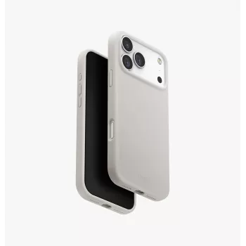 UNIQ Lino MagClick įkrovimo dėklas, skirtas iPhone 17 Pro Max - šviesiai pilkas