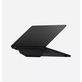 UNIQ Lyden Versa Folio dėklas, skirtas MacBook Air 13 inch (M2/M3/M4/M5), juodas
