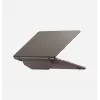 UNIQ Lyden Versa Folio dėklas, skirtas MacBook Air 13 inch (M2/M3/M4/M5), juodas