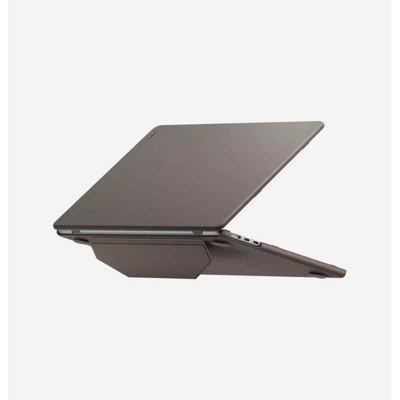 UNIQ Lyden Versa Folio dėklas, skirtas MacBook Air 13 inch (M2/M3/M4/M5), juodas