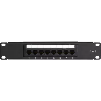 DSIT DS-10Patch6-8UTP 10 colių 8 prievadų UTP CAT 6 skydo plokštė