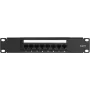 DSIT DS-10Patch6-8UTP 10 colių 8 prievadų UTP CAT 6 skydo plokštė