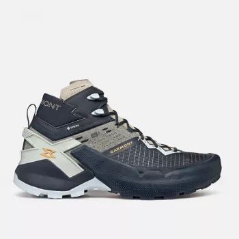 Garmont 9.81 Onyx Mid GTX vyriški vandeniui atsparūs žygio batai - Nights Blue/Plein Blue, 42.5 dydis