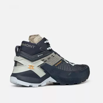 Garmont 9.81 Onyx Mid GTX vyriški vandeniui atsparūs žygio batai - Nights Blue/Plein Blue, 42.5 dydis