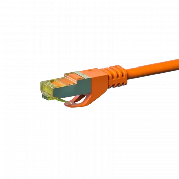 DSIT Cat.7 S/FTP PiMF RJ45 tinklo kabelis, 3 m, oranžinis