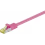 DSIT Cat.7 S/FTP (PiMF) RJ45 tinklo kabelis, rožinis, 15m
