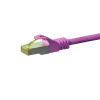 DSIT Cat.7 S/FTP (PiMF) RJ45 tinklo kabelis, rožinis, 15m