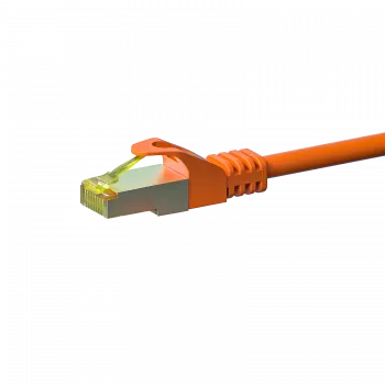 DSIT Cat.7 S/FTP PiMF RJ45 tinklo laidas, 30 m, oranžinis