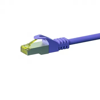 DSIT Cat.7 S/FTP PiMF RJ45 tinklo kabelis, violetinis, 30 m