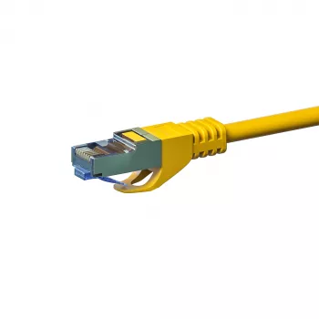 DSIT CAT 6a tinklo laidas LSOH - S/FTP - 50 metrų - geltonas (DC-6A7-500)