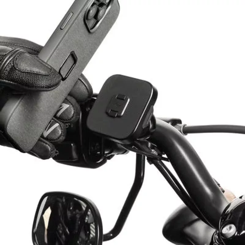 Peak Design motociklo stabdžių/sankabos svirties telefonų laikiklis, SlimLink priedas, juodas (M-MM-AM-BK-1)