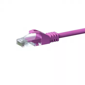 DSIT CAT5e U/UTP tinklo kabelis 10 m rožinis, 100% varis