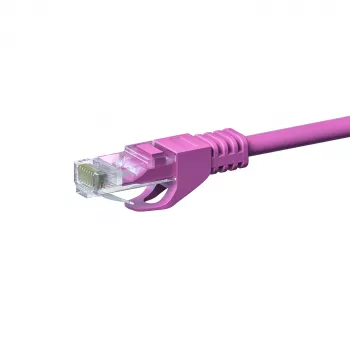 DSIT CAT5e U/UTP tinklo kabelis 10 m rožinis, 100% varis